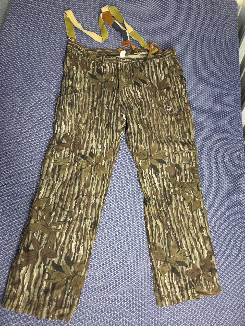 Redhead Men's Camouflage Hunting Cargo Pants with Suspenders Realtree Stamped